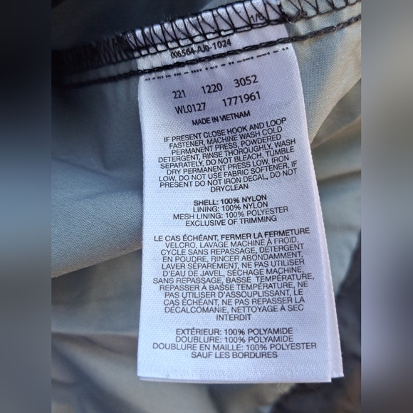 COLUMBIA Windbreaker Nylon Hooded Black Vented Switchback Rain Jacket Size XXL - Picture 8 of 11